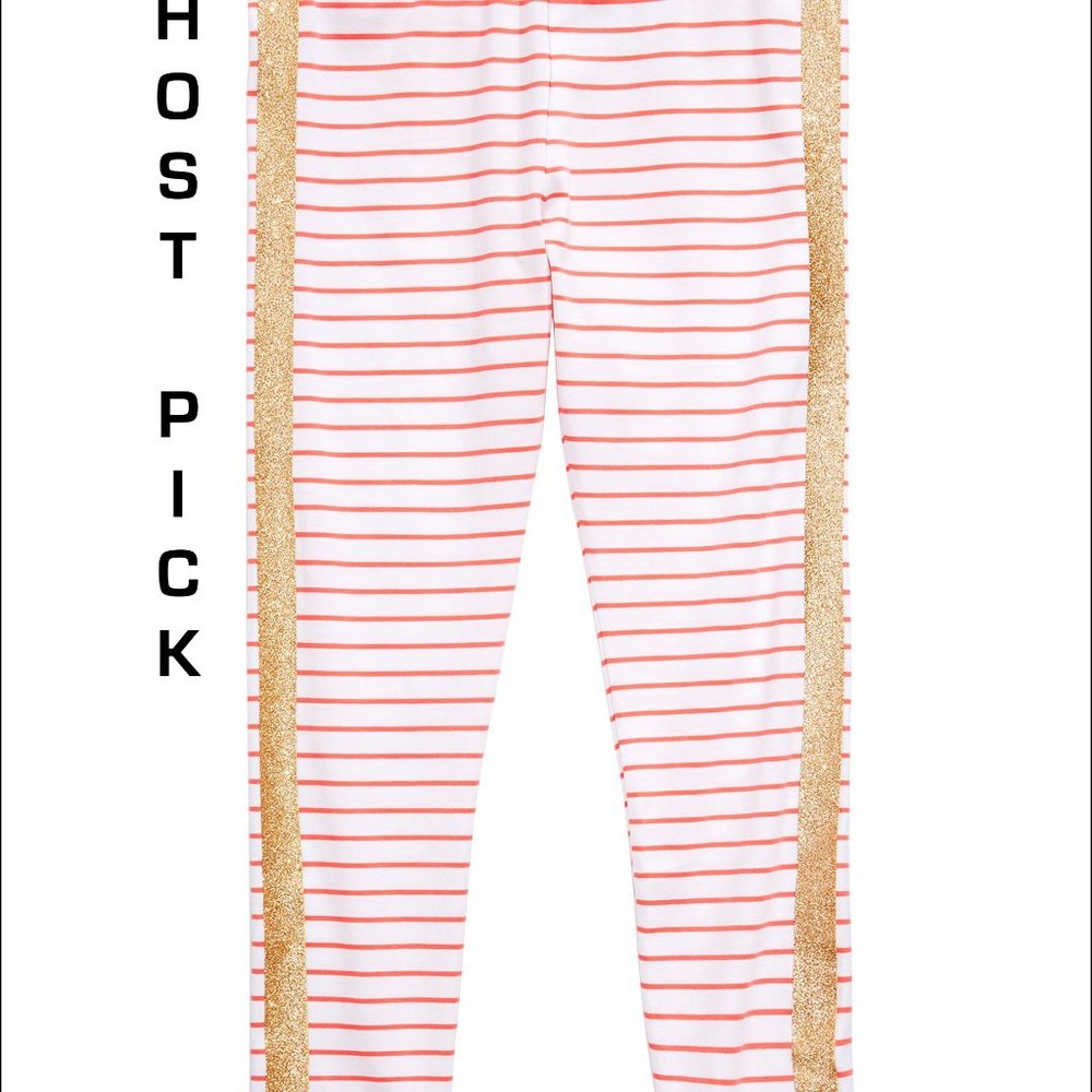 *2xHP* NWT! Sparkle Striped Leggings 2T